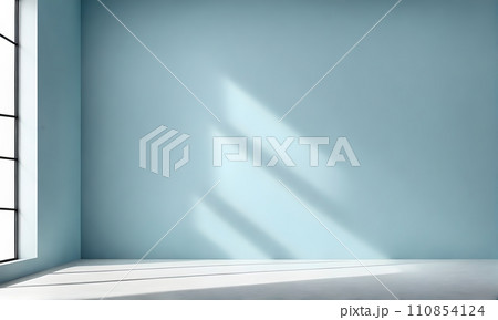 A light background with shadows on the wall for product presentations 110854124