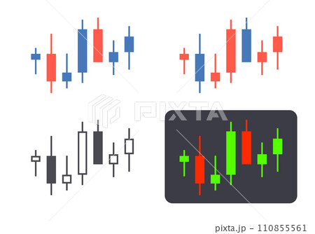 株価チャート　ローソク足 110855561