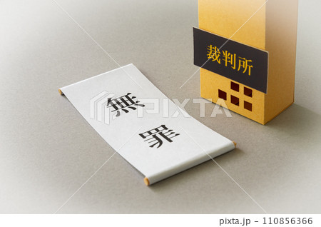 無罪のハタ出し　裁判所　無罪　司法　訴訟　びろーん 110856366