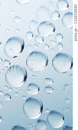 Background of water drops on glass 110858080