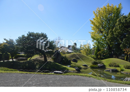 足利学校の「北庭園」（栃木県足利市昌平町2338） 110858734