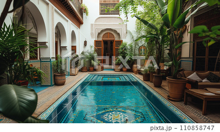 Luxury riad in Marrakech, Morocco 110858747