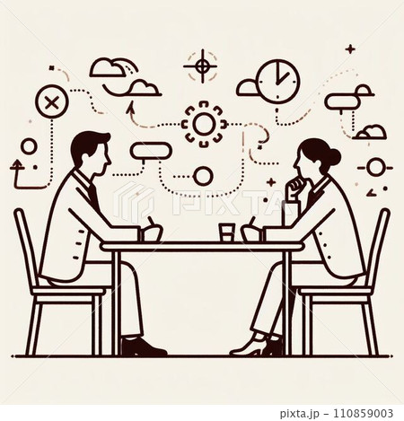 打ち合わせ 110859003