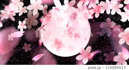 桜 春 花びら 背景 桜 春 花びら 背景 110860013