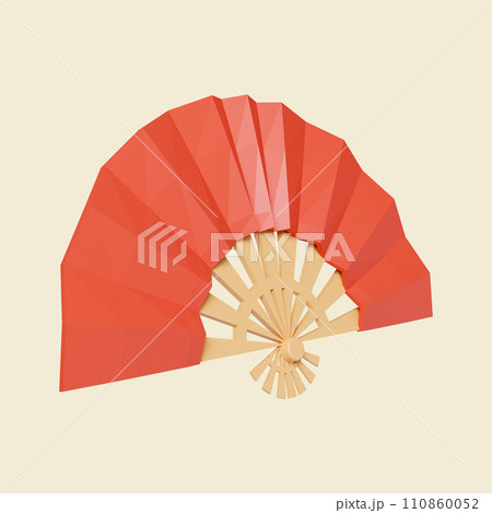 3d blow. Mid autumn festival. icon isolated on yellow background. 3d rendering illustration. Clipping path. 110860052