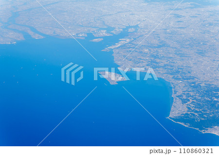 中部国際空港　セントレア　空撮 110860321