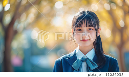 かわいい女子高生のイメージ06 110860384