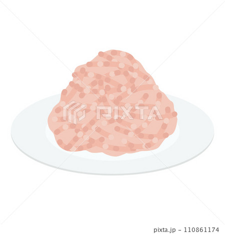 鶏ミンチのイラスト 110861174