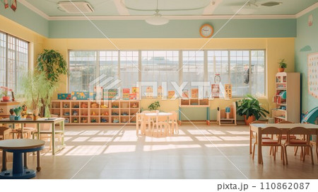 保育園の教室のイメージ03 110862087