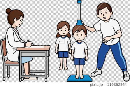 兒童和教師的身體測量 兒童和教師的身體測量 110862564