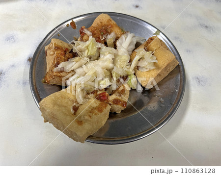 臭豆腐 臭い豆腐 夜市 110863128