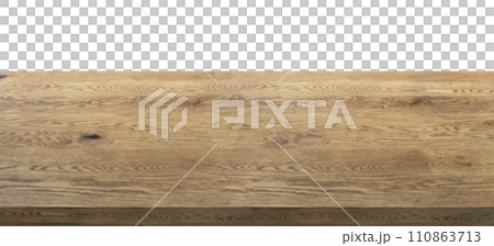 木目のある木製のテーブルの背景素材、木のフローリング背景、木目のある板の背景 110863713