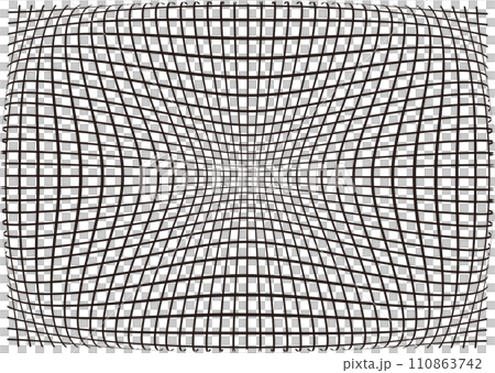 窪んだ網目模様のイラスト素材 110863742