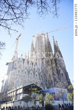 青空に映える大聖堂 110863775