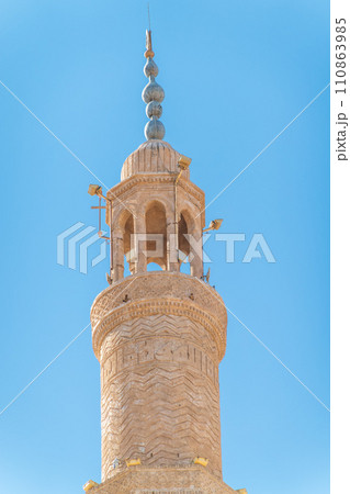 Tower of Al Mustafa Mosque in Old Town of Sharm El Sheikh in Egypt, at sunset Tower of Al Mustafa Mosque in Old Town of Sharm El Sheikh in Egypt, at sunset 110863985