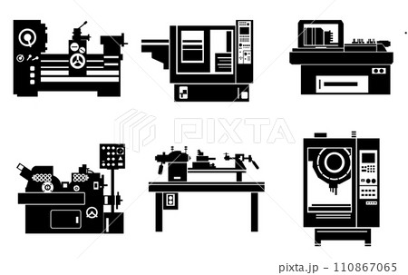 切削機械アイコン 110867065