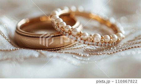 結婚式をイメージした白基調の背景画像