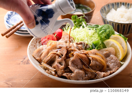 豚肉の生姜焼き定食 豚肉の生姜焼き定食 110868149