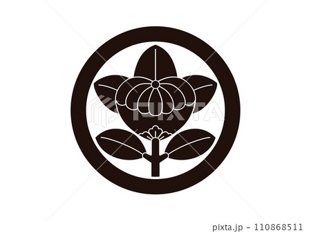 丸に菊座橘 110868511