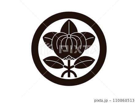 丸に三本足橘 丸に三本足橘 110868513