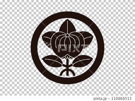 丸に三本足橘 丸に三本足橘 110868513