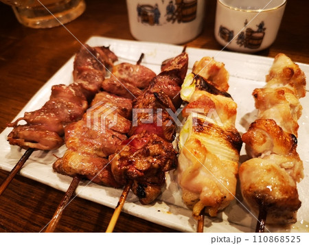 焼き鳥屋さんの焼き鳥 焼き鳥屋さんの焼き鳥 110868525