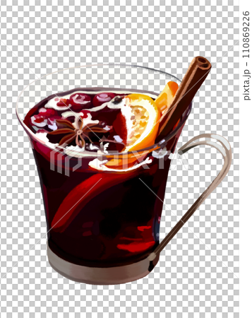 Mulled wine (no steam) 110869226