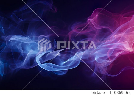 カラフルな煙のイメージ01 110869362