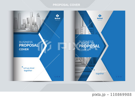 Business Proposal Catalog Cover Design Template Concepts 110869988