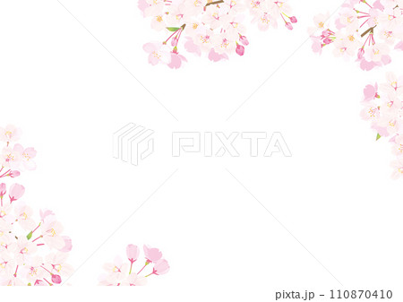 桜　背景イラスト 110870410