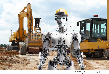 工事現場のロボット 工事現場のアンドロイド 働くロボット 土木 ビジネス ロボットビジネス 工事現場のロボット 工事現場のアンドロイド 働くロボット 土木 ビジネス ロボットビジネス 110871097