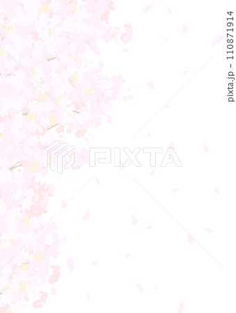 ふわふわした桜 110871914