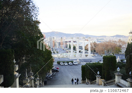 公園での風景 110872467