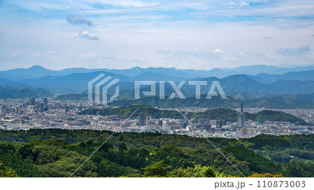静岡 日本平夢テラスから静岡市街地を望む 静岡 日本平夢テラスから静岡市街地を望む 110873003