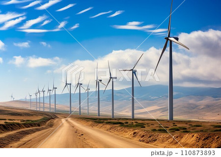風力発電イメージ05 110873893