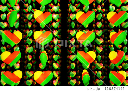 3D illustration Background for advertising and wallpaper in festival  and celebrate scene. 3D rendering in decorative concept. 110874143