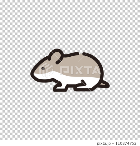 Small animal hamster animal icon illustration 110874752