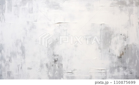 Abstract white oil paint brushstrokes texture pattern contemporary painting wallpaper background AI generated Abstract white oil paint brushstrokes texture pattern contemporary painting wallpaper background AI generated 110875699