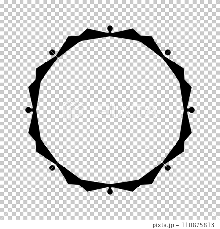 simple round frame simple round frame 110875813