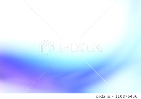 余白のあるブルー系(寒色系)の抽象的背景素材 110876436