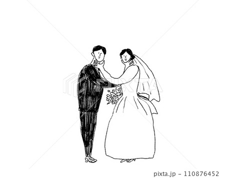 新郎新婦、ウエディング、結婚式 新郎新婦、ウエディング、結婚式 110876452