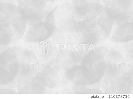 透明感のある水彩の円が重なった背景素材 110878756