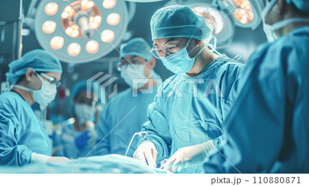 病院で手術をするドクター 病院で手術をするドクター 110880871