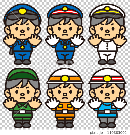 職業系列: 穿著制服的人 職業系列: 穿著制服的人 110883002