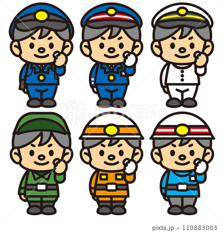 職業シリーズ 制服を着た人々 職業シリーズ 制服を着た人々 110883003