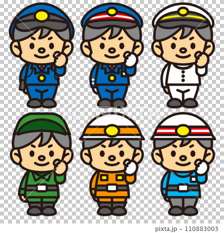 職業系列: 穿著制服的人 110883003