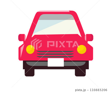 赤い車。ベクターイラスト 赤い車。ベクターイラスト 110883206