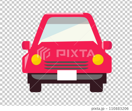 赤い車。ベクターイラスト 赤い車。ベクターイラスト 110883206