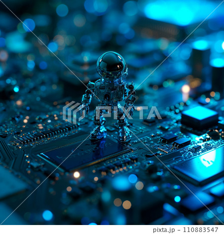 【AI生成画像・AIイラスト】機械回路とロボット、テクノロジーの表現 【AI生成画像・AIイラスト】機械回路とロボット、テクノロジーの表現 110883547
