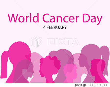 World Cancer Day concept, vector illustration 110884044